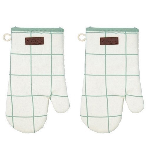 SET 2 MANOPLAS VINTHERA OKAPI DUE TELA 18X28CMS